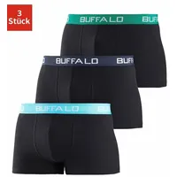 Buffalo Boxer Boxershorts für Jungen (Packung, 3-St) mit kontrastfarbenem
