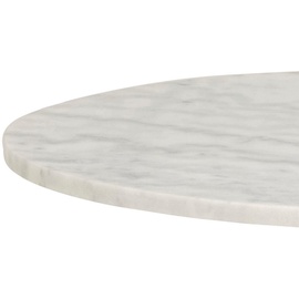 Leonique Coburg Guangxi-Marmor rund weiß / Messing 80 x 75 x 80 cm