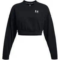 Under Armour Rival Terry Os Crop Crw schwarz -
