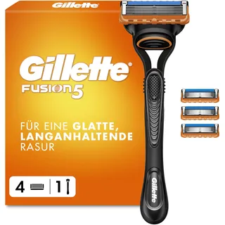 Gillette Fusion5 Handstück + Rasierklingen 4 St.