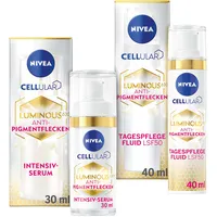 NIVEA Cellular Luminous Anti-Pigmentflecken Set mit Gesichtsserum, Anti-Aging Tagescreme