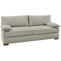 luma-home Schlafcouch Feincord 2-Sitzer Beige