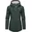 Damen Übergangsjacke Funktionsjacke Softshelljacke wasserabweisend mit Kapuze Dark Green Gr 3XL 3XL