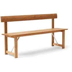 Form & Refine - Position Sitzbank 155, Edelstahl / Eiche geölt