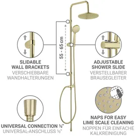 Wenko Duschsystem Mod. Young Line Gold