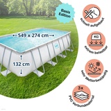 POLYGROUP Elite Frame Pool Set 549 x 274 x 132 cm