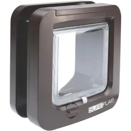 Sureflap Mikrochip Cat door Katzenklappe Braun