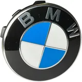 Original BMW Nabenabdeckung 1 Stück Nabendeckel Mittellochdeckel mit Chromrand einzeln