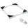Tectake Verbindungsrahmen Parret, verstellbar, 46 - 66 x 46 - 66 x 7 cm, Silber