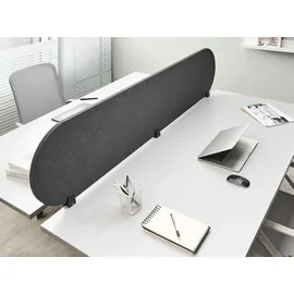 Beliani Schreibtischtrennwand 180 x 40 cm