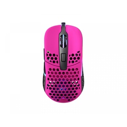 Cherry Xtrfy M42 RGB Gaming-Maus Rosa