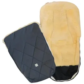 Kaiser Coosy Lammfell Kinderwagen Fußsack 85 x 45 cm, Universal Passform (anthracite)