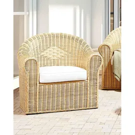 Beliani Gartenstuhl 90 x 82 x 75 cm weiß