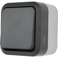 REV Ritter REV Komplett Wechselschalter AquaStorm Hellgrau, Schwarz 0004300400 1St.