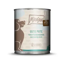 MjAMjAM purer Fleischgenuss 800g Dose Hundenassfutter 6 x 800 g - Pute pur