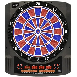 CARROMCO Classic Master II Elektronische Dartscheibe inkl. Softdarts und Netzteil für 1–8 Spieler