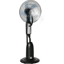 Homcom 44,5 cm Standventilator Schwarz