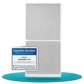 APANA Fliegengitter Tür 100 x 210 cm Weiß