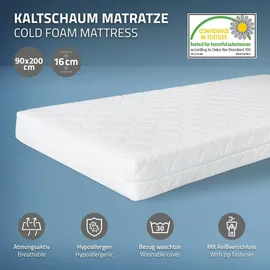 ML-Design Kaltschaum 90 x 200 cm H4