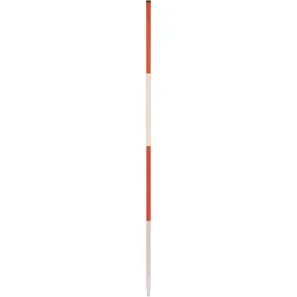 NEDO Baufluchtstab 2m, Stahl, Spitze Rund, Teilung alle 50cm