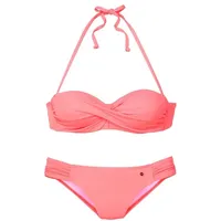 s.Oliver Bügel-Bandeau-Bikini Damen Orange 32 Cup A