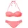 s.Oliver Bügel-Bandeau-Bikini Damen Orange 32 Cup A
