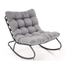 konsimo® KONSIMO Aleste Gartensessel 80 x 70 x 115 cm grau