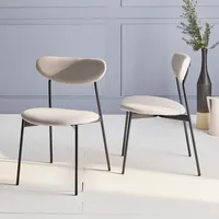 Sweeek 2er Set Stühle im skandinavischem Stil