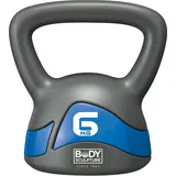 Body Sculpture Kugelhanteln – 6 kg Kettlebell, grau/blau