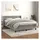 vidaXL Boxspringbett 140 x 200 cm Hellgrau