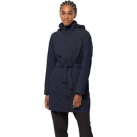 Jack Wolfskin Norden Port Coat W Mantel, Night Blue,