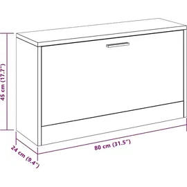 vidaXL Esstisch 140x80cm (243056)