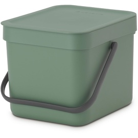 BRABANTIA Sort & Go Abfallbehälter 6 l fir green