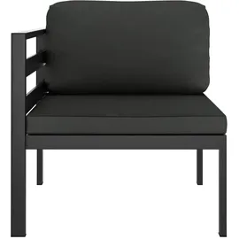vidaXL Modular-Ecksofa anthrazit
