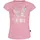 TRIGEMA T-Shirt "TRIGEMA T-Shirt mit buntem Schmetterling-Printmotiv", Mädchen, Gr. 104, lila (lilie), Single Jersey, 100% Baumwolle, Basic, Rundhals, Shirts T-Shirt