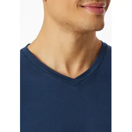 SCHIESSER Pyjama Schlafanzug kurz - Casual Essentials in Admiral Gr.: 50