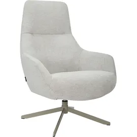otto home Drehsessel OTTO HOME "CLARINDA moderner Ohrensessel drehbar, TV-Sessel, Relaxsessel", beige, B:76cm H:100cm T:81cm, metal frame, plywood, foam, fabric, metal base, Sessel, Drehsessel, 360-Grad drehbar, robustes Metallgestell