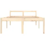 furnicato Bett Seniorenbett 120x190 cm Massivholz Kiefer (1-tlg) braun