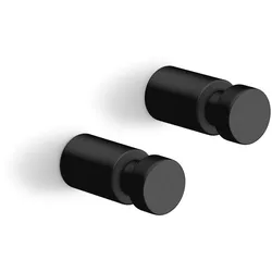 ZACK Aivo Handtuchhaken Set, klein 40444, Accessoires, schwarz
