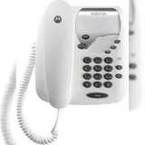 Motorola CT1, Weiß Schnurtelefon, stabile Verbindung, Mute-Funktion – Weiß