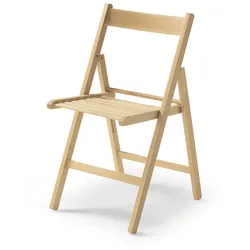Yelloo - Stühle mod. LIBRO NATURAL Farbe klappbar Platzsparend zusammenklappbar Massivholz Buche