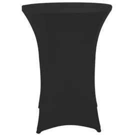 Perel Stehtischhusse Schwarz Ø 80 cm x 100 cm
