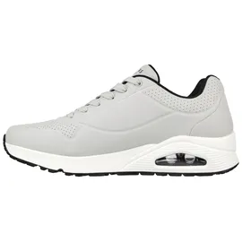 SKECHERS Uno - Stand On Air Hellgrau / Schwarz 40