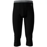 Odlo Natural 100% Merino Warm 3/4 Baselayer-hose - Black - 2XL