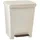 Tatay Mülleimer Küche Cubik ECOHOME, 23L Fassungsvermögen, Einziehbares Pedal, Polypropylen, BPA frei, 30L Müllsack, 100% recycelte Materialien, Farbe Beige . Maße 33,5 x 30 x 39 cm