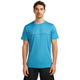 Icebreaker Merino 150 Tech Lite Range Stripes Blau L
