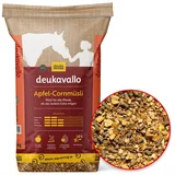 deukavallo Apfel-cornmüsli 20kg - Krippenfutter mit Apfelstücken, haferfrei, eiweißreduziert