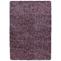 Teppich Meliert Design, Teppium, Rund, Höhe: 30 mm, Teppich Meliert Design Teppich Rosa Vintage-Stil Teppich Wohnzimmer