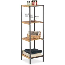 Relaxdays Standregal 30 x 30 x 104 cm Braun
