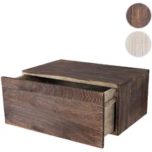 Mendler Wandregal 21 x 46 x 30 cm Braun